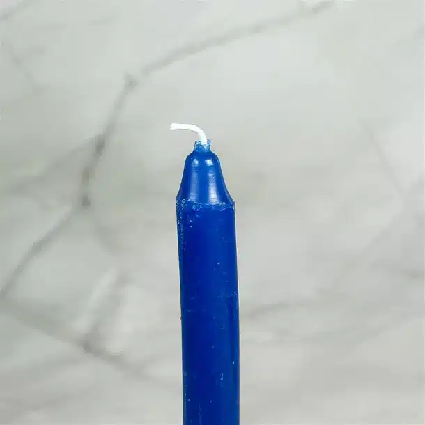 Bougie teintée Bleu foncé – Image 2