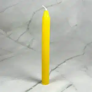 Bougie teintée Jaune