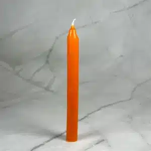 Bougie teintée Orange