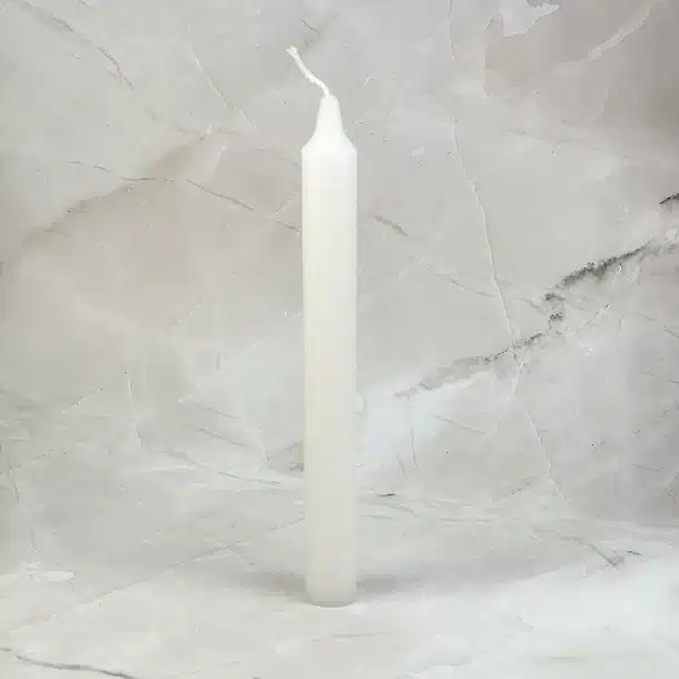 Bougie teintée Blanc