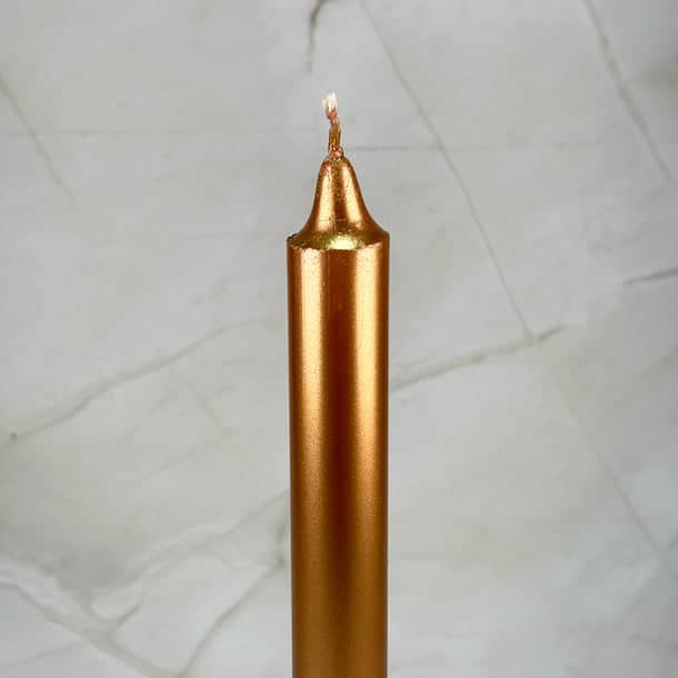 Bougie teintée Or – Image 2