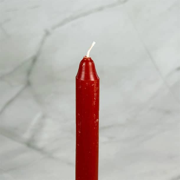 Bougie teintée Rouge – Image 2