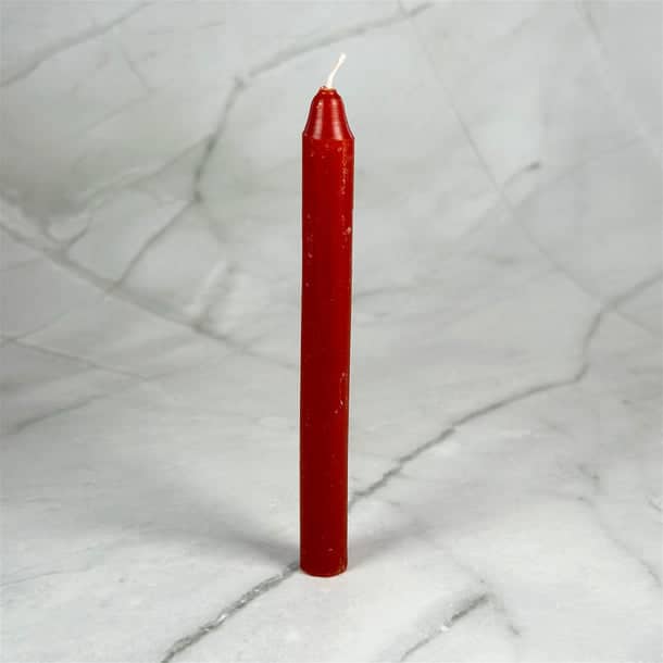 Bougie teintée Rouge