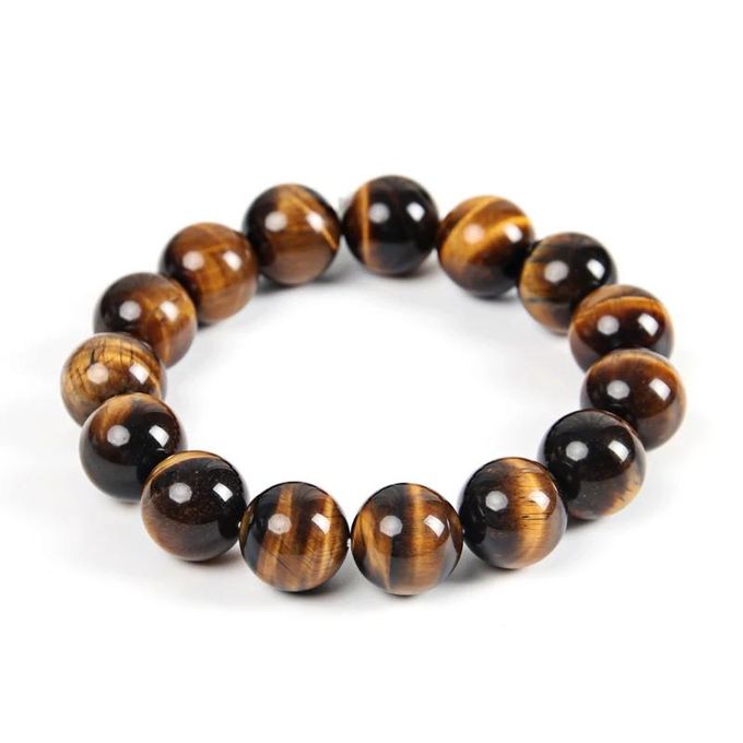 Bracelet en Oeil de Tigre d’Afrique du Sud « perles 8mm » – Image 4